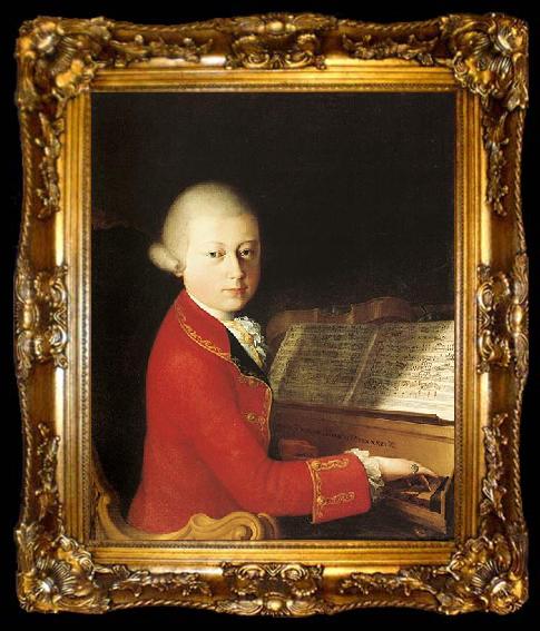 framed  Salvator Rosa Wolfang Amadeus Mozart, ta009-2